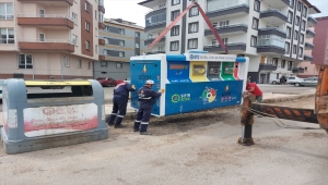 Seydişehir'de 10 noktaya mobil atık getirme merkezi yerleştirildi