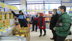 Sivas'ta marketlerde fahiş fiyat denetimi yapıldı