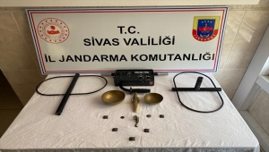 Sivas'ta tarihi eser operasyonunda 4 zanlı yakalandı