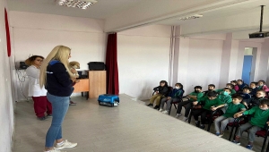 Yahşihan'da öğrencilere hayvan sevgisi eğitimi