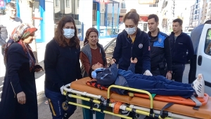 Aksaray'da hafif ticari aracın çarptığı çocuk yaralandı