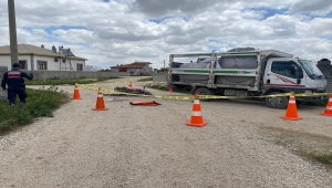 Aksaray'da süt toplama kamyonuna çarpan motosiklet sürücüsü öldü