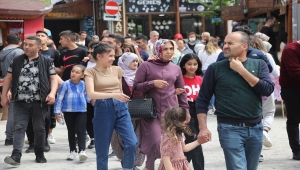 Beypazarı'nda, bayramda yoğunluk yaşandı