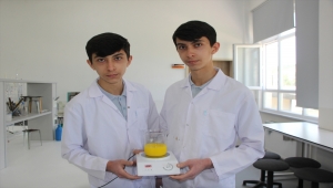 Beypazarı'nda lise öğrencilerinden "Isıtıcılı manyetik karıştırıcı" 