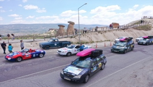 Europa-Orient/Doğu-Batı Dostluk ve Barış Rallisi Ürgüp'ten hareket etti