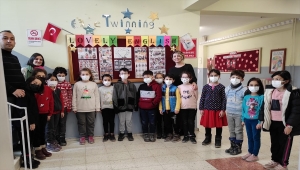 Kahramankazanlı öğrenciler yurt dışındaki arkadaşlarına mektup yazdı