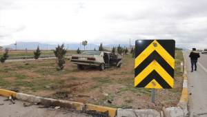 Karaman'daki trafik kazasında aynı aileden 3 kişi yaralandı