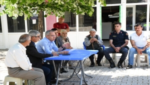 Kaymakam Pişkin vatandaşların sorunlarını dinledi