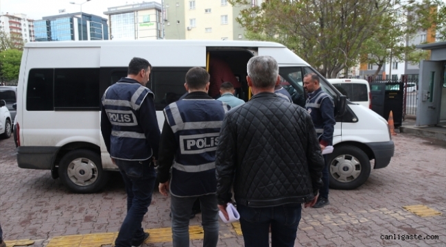 Kayseri'de aralarında firari hükümlülerin de bulunduğu 16 kişi yakalandı