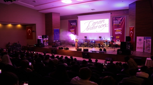 Kayseri'de Avrupa Günü Gençlik Konseri düzenlendi