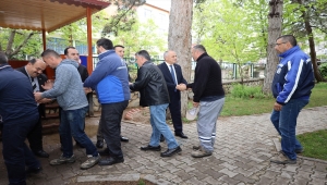 Kayseri'de ilçe belediyelerinde bayramlaşa programı düzenlendi