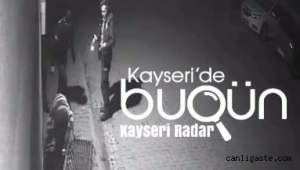 Kayseri'de mazgaldan çıkan hırsız bekçilere yakalandı (Videolu Haber)