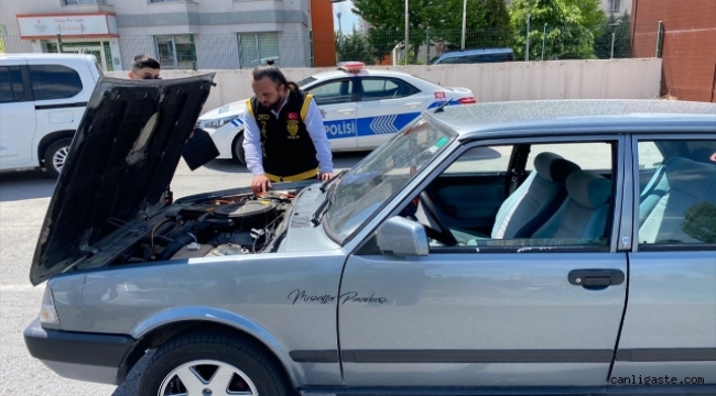 Kayseri'de oto hırsızlık polislerinden denetim: 134 kişi sorgulandı