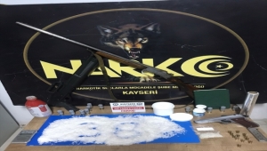 Kayseri'de uyuşturucu operasyonu: 1 gözaltı