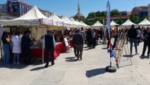Kırşehir'de "Genç Ahiler"in ürünleri fuarda tanıtıldı