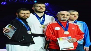 Konya Büyükşehir Belediyespor'un milli tekvandocusu Avrupa ikincisi oldu