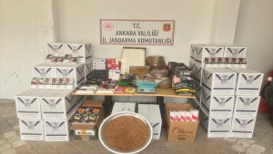 Nallıhan ve Beypazarı'nda tütün kaçakçılığı operasyonu