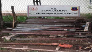 Sivas'ta inşaat ve bahçeden hırsızlık yaptığı ileri sürülen 2 kişi yakalandı