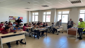 Ulaş'ta öğrencilere trafik eğitimi verildi