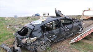 Yozgat'ta devrilen otomobildeki 1 kişi öldü, 6 kişi yaralandı