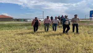 AK Parti Kırşehir İl Başkanı Ünsal, doludan olumsuz etkilenen köyleri ziyaret etti