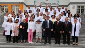 Aksaray Valisi Hamza Aydoğdu,Kılıçaslan İlkokulunu ziyaret etti