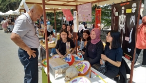 Beypazarı Anadolu Lisesi'nde yıl sonu sergi ve kermesi düzenlendi