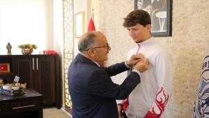 Beyşehirli sporcu Kocagöz altınla ödüllendirildi
