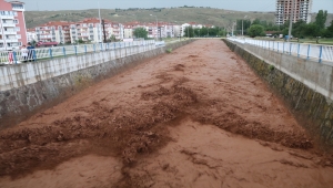 Çankırı'da sağanak etkili oldu