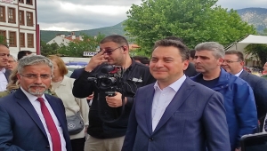 DEVA Partisi Genel Başkanı Ali Babacan, Nallıhan'da temaslarda bulundu