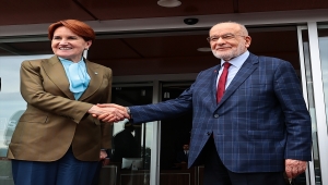 İYİ Parti Genel Başkanı Akşener, Saadet Partisi Genel Başkanı Karamollaoğlu'nu ziyaret etti