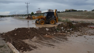 Karaman'da sağanak ulaşımı aksattı