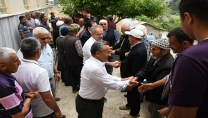 Kaymakam Pişkin ve Başkan Tutal'dan mahalle ziyareti 