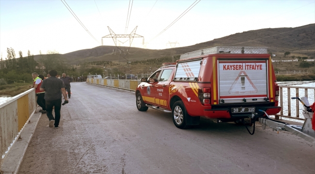 Kayseri'de Kızılırmak'ta kaybolan kişi için arama çalışması başlatıldı