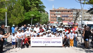 Kırıkkale'de çevre yürüyüşü gerçekleştirildi