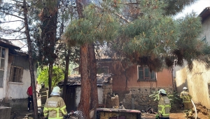 Kırıkkale'de müstakil evde çıkan yangın söndürüldü