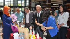 Konya'da ana sınıfı öğrencileri geleneksel el sanatları sergisi açtı