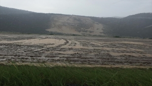 Konya'da ekili alanlar sular altında kaldı