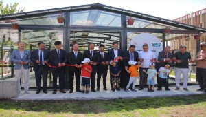 Konya'da otizmli bireylerin tedavisine katkı için kurulan "SOBE Sera" açıldı