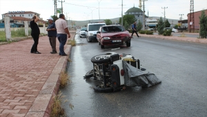 Konya'da otomobille çarpışan elektrikli bisikletin sürücüsü hayatını kaybetti