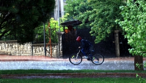 Konya'da sağanak aralıklarla etkili oluyor