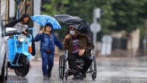 Konya'da sağanak etkili oluyor