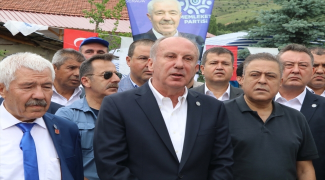 Memleket Partisi Genel Başkanı İnce, Çankırı'da konuştu: