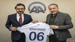 MKE Ankaragücü Başkanı Koca, AA Genel Müdürü Karagöz'ü ziyaret etti