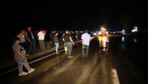 Nevşehir'de sağanak sonucu oluşan sel ulaşımı aksattı