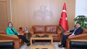 Nevşehir Valisi Becel'den Kayseri Valisi Çiçek'e ziyaret