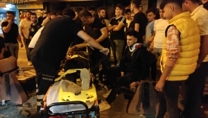 Seydişehir'de motosiklet ile otomobilin çarpışması sonucu 2 kişi yaralandı