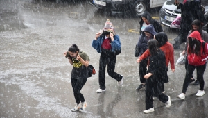 Sivas'ta sağanak etkili odu