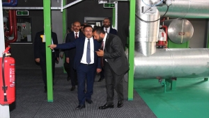 Vali Çiçek'ten biyogaz enerji ve gübre üretim tesisine ziyaret
