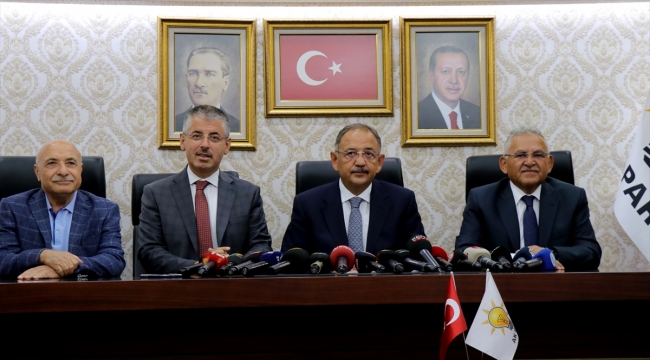 AK Parti Genel Başkan Yardımcısı Özhaseki, Kayseri'deki yatırımları değerlendirdi: